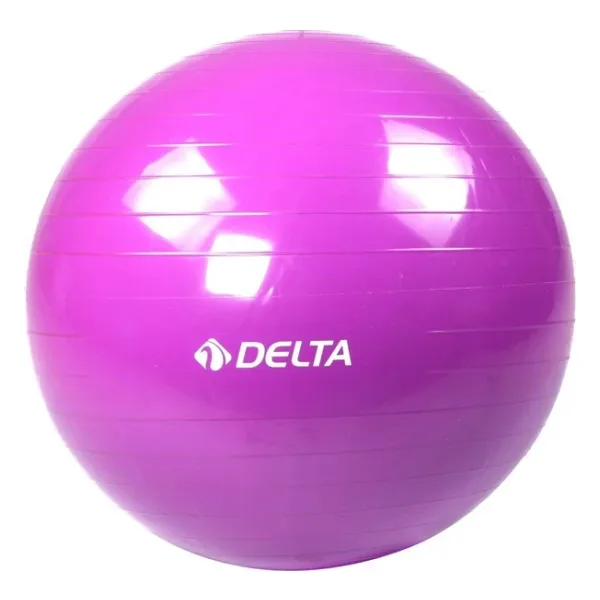 Delta 65 cm Dura-Strong Deluxe Mor Pilates Topu (Pompasız)