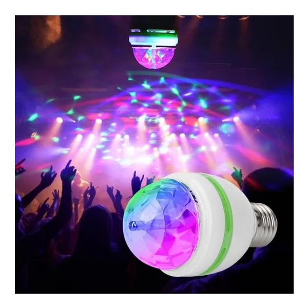 DİSCO BALL LED LİGHT DİSKO IŞIĞI LED RGB DİSKO IŞIK TOPU AMPUL LED IŞIK DÖNEN DİSKO TOPU IŞIKLI TOP