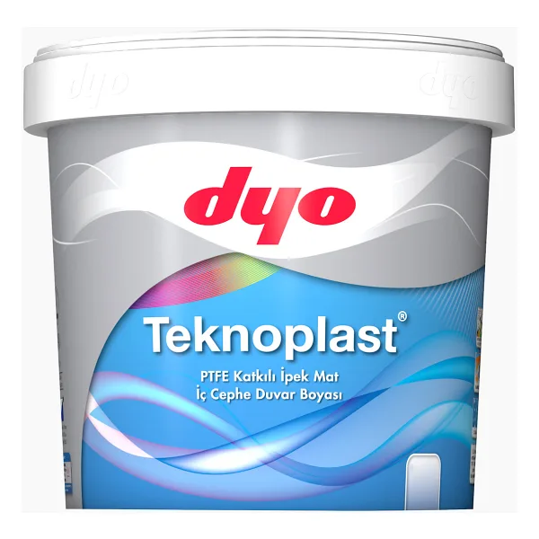 Dyo Teknoplast Silinebilir Silikonlu İç Cephe boyası 7,5 Lt Beyaz 0001