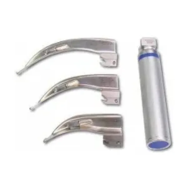Endostall Laringoskop Seti 3 Palalı - Kutulu - Macintosh 1-2-3 Numara