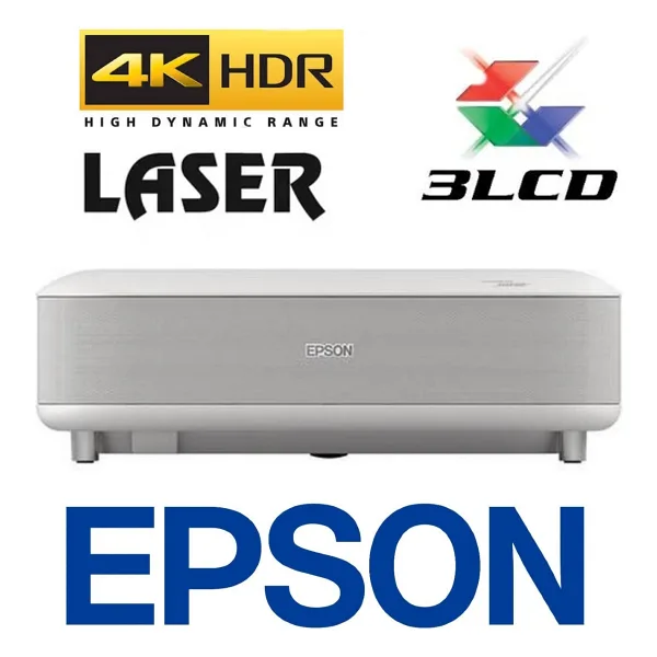 Epson EH-LS670W 3600 Lümen Beyaz Kısa Mesafe Android Wi-Fi 4K Projeksiyon Cihazı