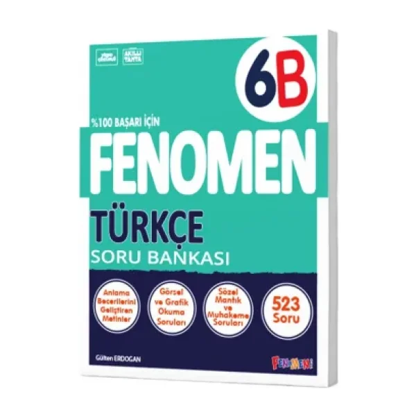 Fenomen Okul Yayınları 6. Sınıf Türkçe B Soru Bankası