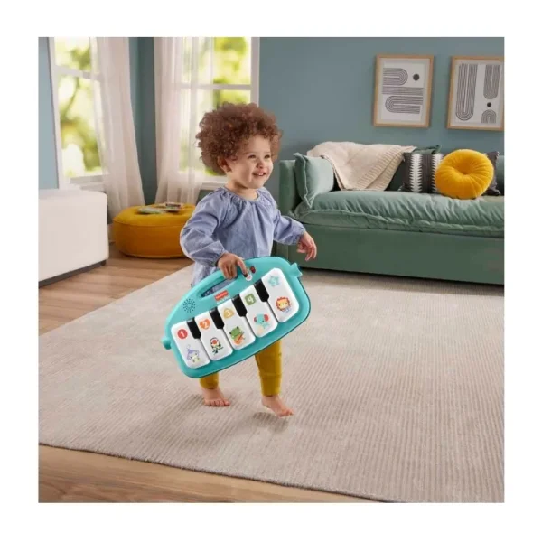 Fisher Price Neşeli Hayvanlar Piyanolu Jimnastik Merkezi HWY49