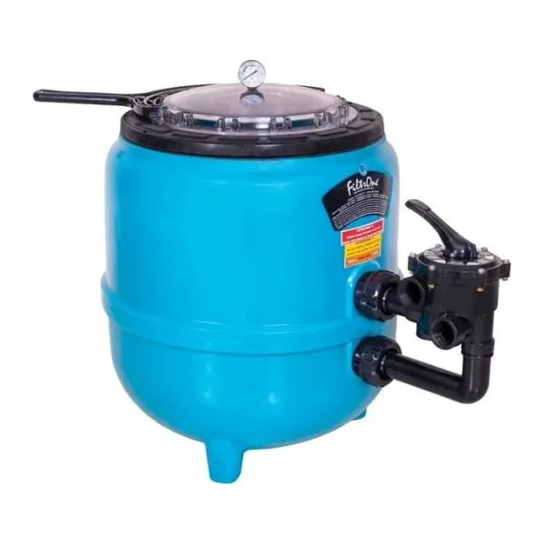 Gemaş FILTRONE LLT Plastik Havuz Kum Filtresi Vanalı 760 mm Şeffaf Geniş Kapak 22 m3/h-ToptancıyızBiz