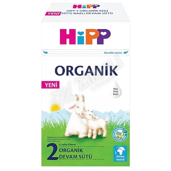 Hipp 2 Organik Keçi Sütü Bazlı Devam Sütü 400 gr 5 Adet