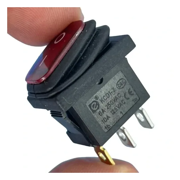 IC-118W Mini Işıklı Körüklü Anahtar 3P