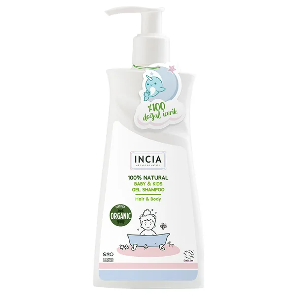 Incia Doğal Bebek ve Çocuk Jel Şampuan 350 ml
