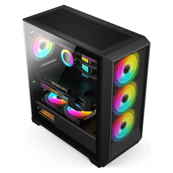 IROMX ORENDA BTX-50G3 500W 4x12CM ARGB FAN ATX 2xUSB2.0/1xUSB3.0 360MM SOĞUTUCU DESTEKLİ SİYAH KASA