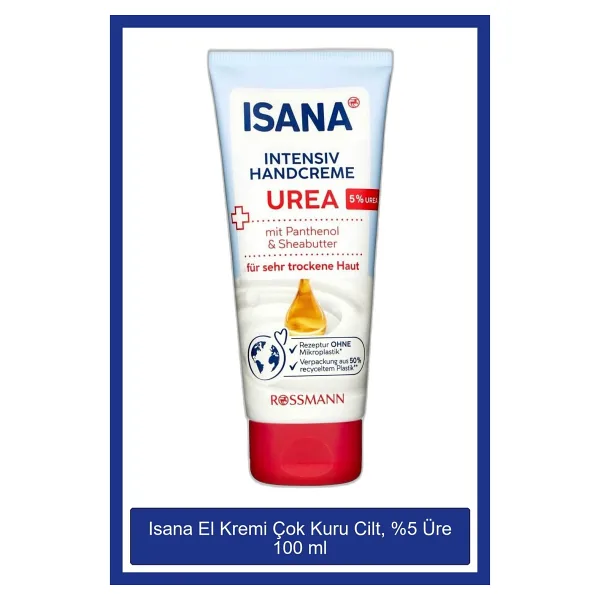 Isana Çok Kuru Cilt %5 Üre 100 ml El Kremi