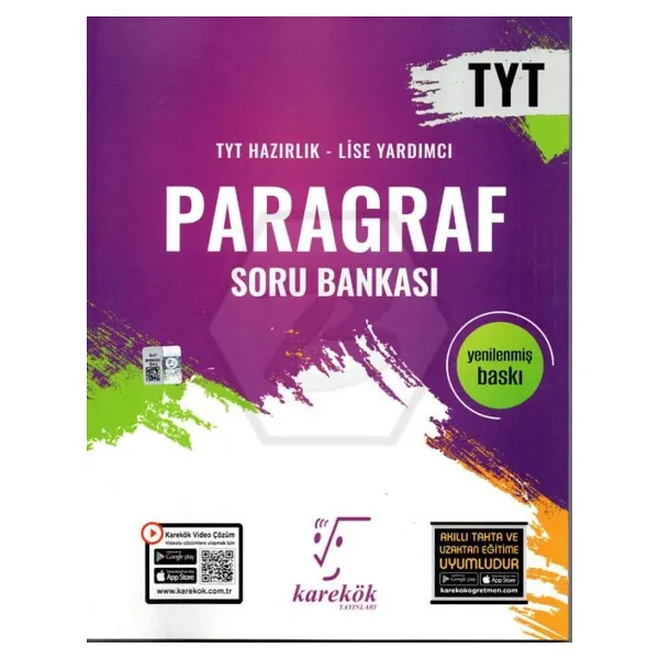 Karekök Yayınları TYT Paragraf Soru Bankası