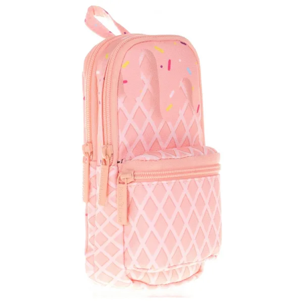 Kaukko K2450 Layer Junior Bag Somon Ice Cream Desenli Kalemlik