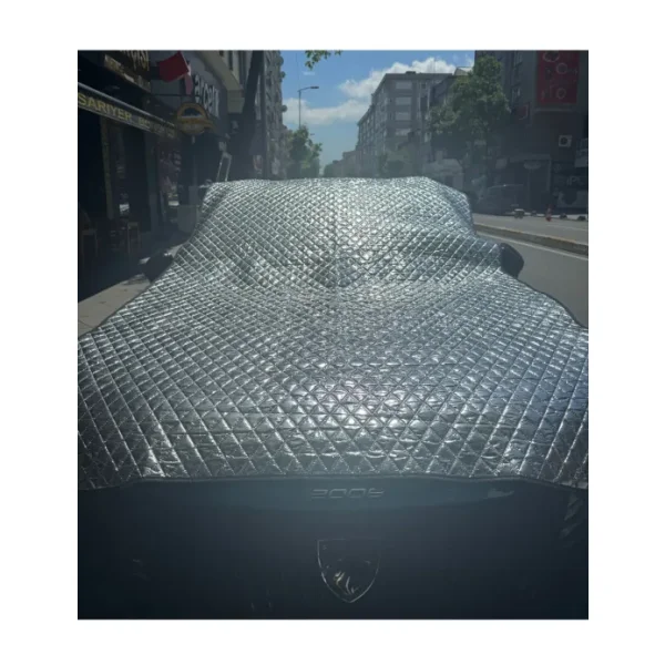 KEMOSABE GÜNEŞ VE ISIYA KARŞI KORUMALI KUMAŞTAN DOLU BRANDASI SUV MODEL UYUMLU ARABA ÖRTÜSÜ BRANDASI