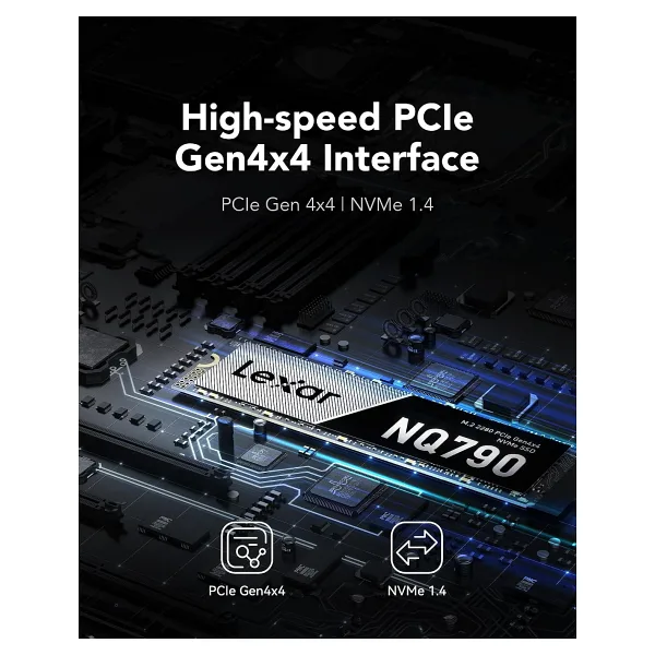 Lexar NQ790 LNQ790X002T-RNNNG PCI-Express 4.0 2 TB M.2 SSD