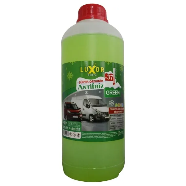 Luxor Kimya Kimya 4 Mevsim -37°c Super Organik Yeşil Antifiriz 1 Lt (ÜRETİM TARİHİ:01.2025)