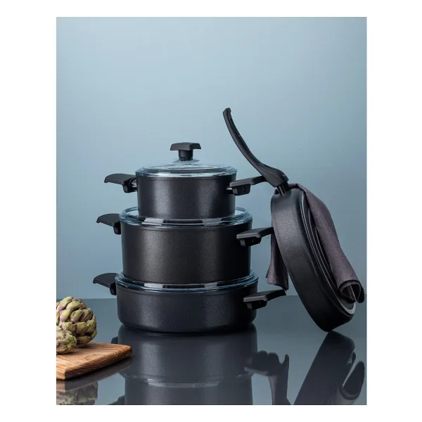 Madame Coco Titanium Professional 7 Parça Tencere Seti