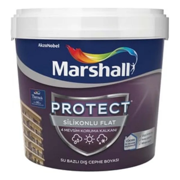 Marshall Protect Silikonlu Flat Dış Cephe Boyası T2 2,5L