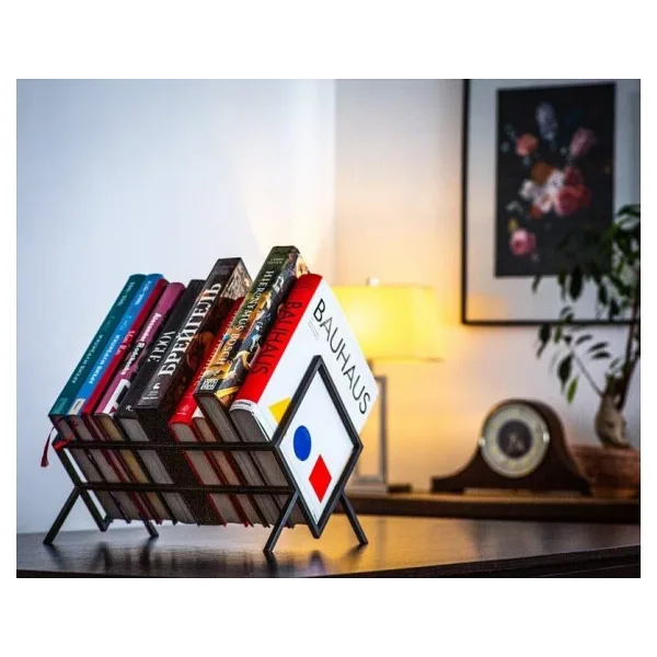 Masaüstü Kitap Düzenleyici Metal Kitap Organizatörü