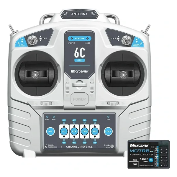 Microzone MC6C 2.4GHZ 6 Kanal Alıcı-Verici Drone Kumandası