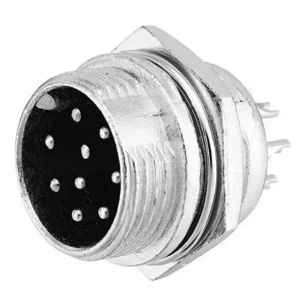 Mike Konnektör 9-Pin 16mm - Erkek