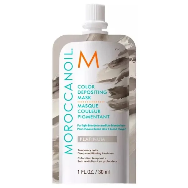 Moroccanoil Platinum Renk Veren 30 ml Mini Saç Maskesi