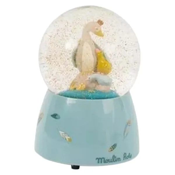 Moulin Roty - Müzikli Kar Küresi - Sevimli Kazlar