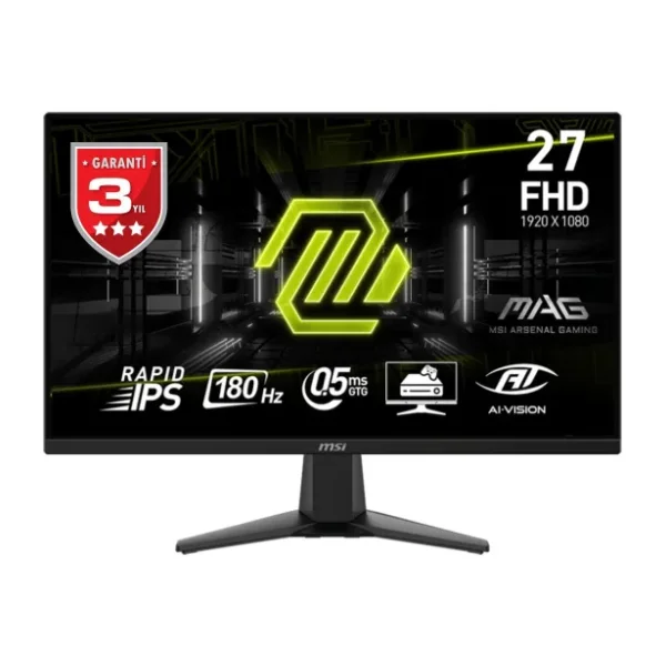 MSI MAG 275F 27 inç 180Hz 0.5ms Full HD Adaptive Sync Rapid IPS Gaming Monitör