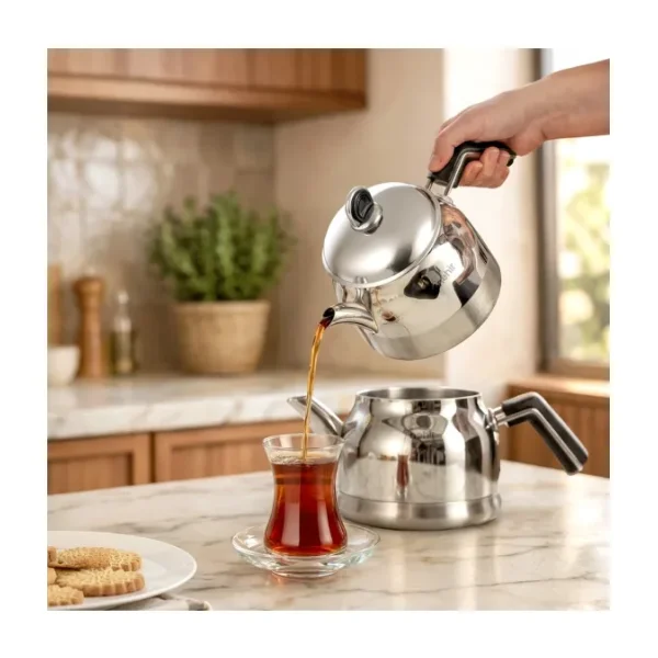 Nehir Lamia Midi Boy Çaydanlık