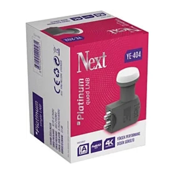Next Ye-404 Quad 0.1db Full HD 4K Dörtlü Lnb