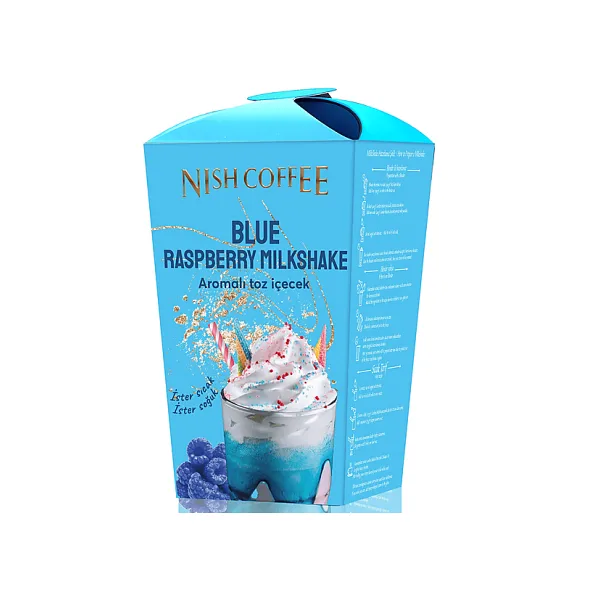 Nish Blue Raspberry Milkshake Toz İçecek 250 gr