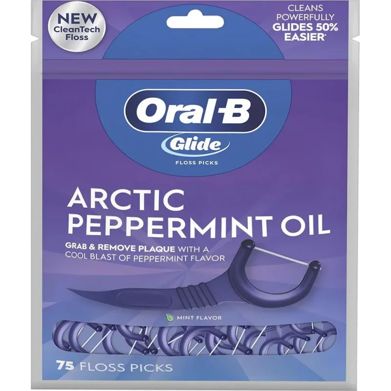 Oral-b Glide Arctic Peppermint Oil Çatal Diş İpi Kürdanlı 75 Adet