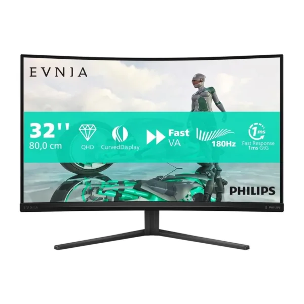 Philips Evnia 32M2C3500L/00 31.5" 0.5 ms 2K Curved 180 Hz Oyuncu Monitörü