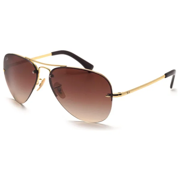Ray-Ban 3449 001/13 Gold-Brown Erkek Güneş Gözlüğü