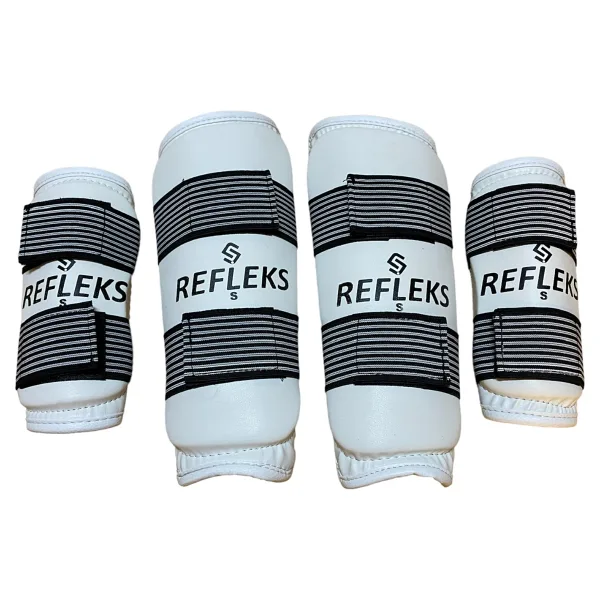 Refleks Taekwondo Kol Kaval Koruyucu Set - Beyaz