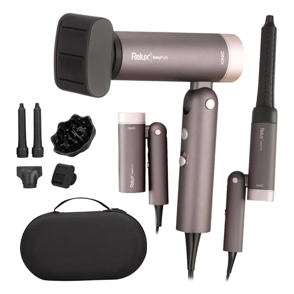 Relux Easyfold RHD7130B Plum Brown 5in1 Saç Şekillendirme Seti