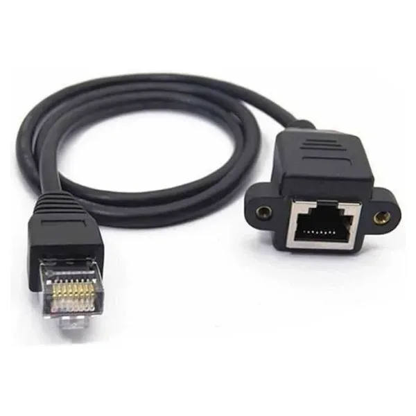 RJ45 5m Panel Tipi Ethernet Uzatma Kablosu