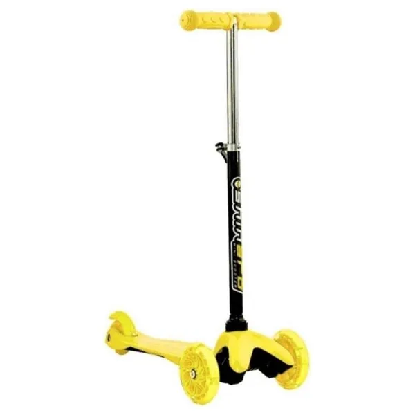 Shinaro Mini ST-255 Sarı Işıklı 3 Tekerlekli Çocuk Scooter