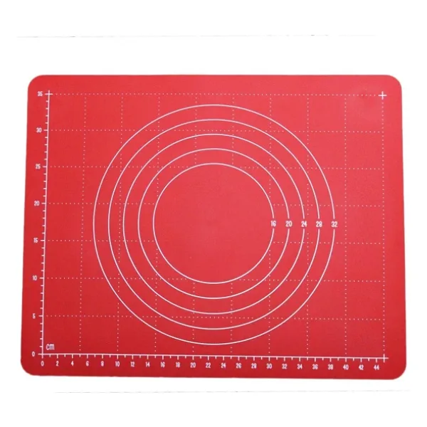 Silikon Ölçüsü Hamur Açma Matı M09 50X40 CM