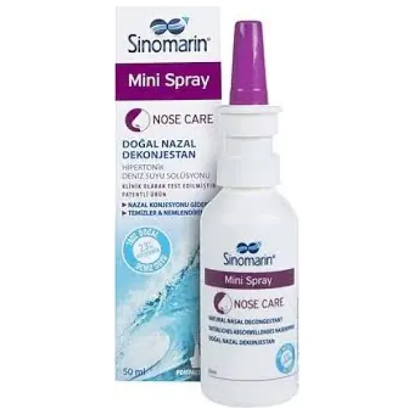 Sinomarin Mini Deniz Suyu 50 ml Burun Spreyi