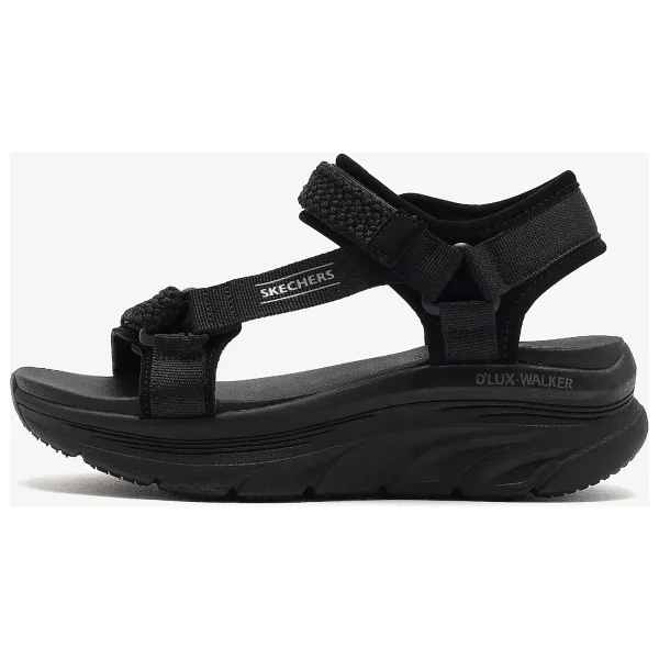 Skechers D'Lux Walker Pretty Field 119822-BBK Siyah Kadın Sandalet