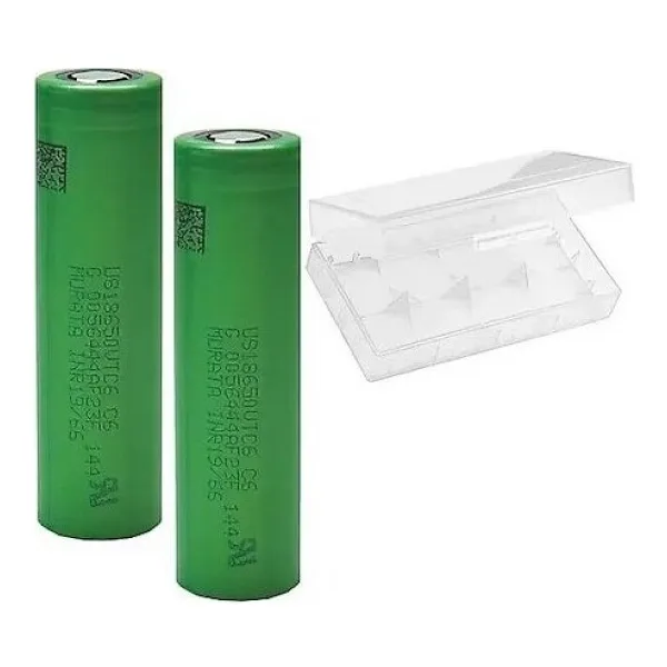 Sony Murata 2 Adet 18650 Vtc6 3.7V 3000 Mah 30 Amper Li-Ion Şarjlı Pil (Başlıksız Flat Top) - 2'li