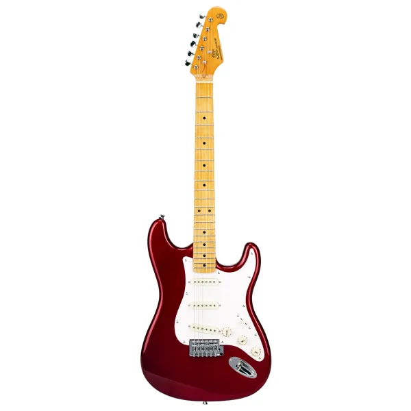 Sx Stratocaster Candy Apple Red Elektro Gitar
