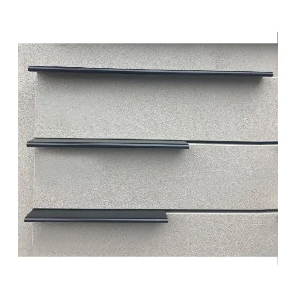 System 1870 Entegre Kulp Siyah Renk 96 mm