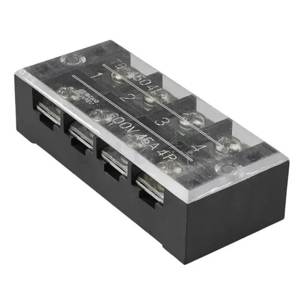 TB-4504 4P Çift Sıra Terminal Blok - 600V 45A