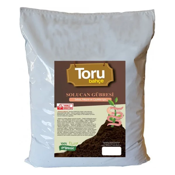 Torubahce Solucan gübresi 20 lt (10 kg)Toprak düzenleyici