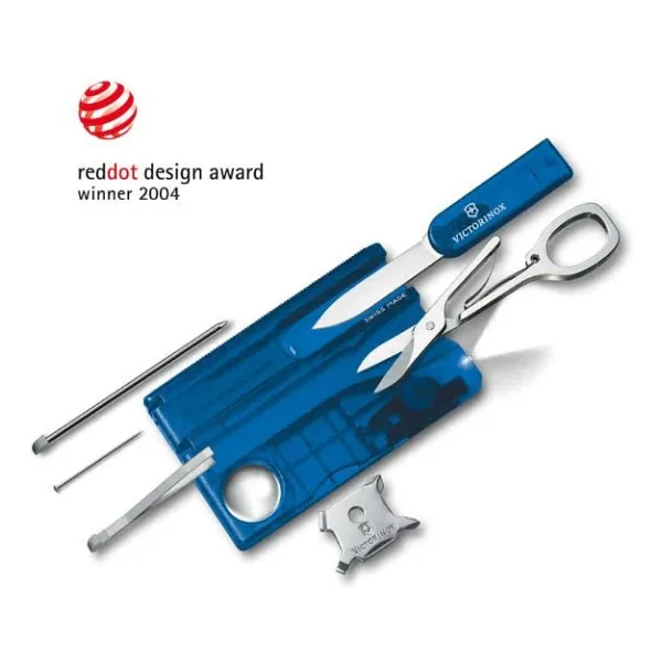 Victorinox 0.7300 Şeffaf Mavi Swiss Card Lite