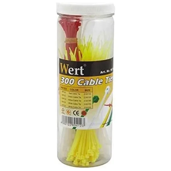 Wert 2430 300 Parça Cırt Kelepçe Kablo Bağı Seti