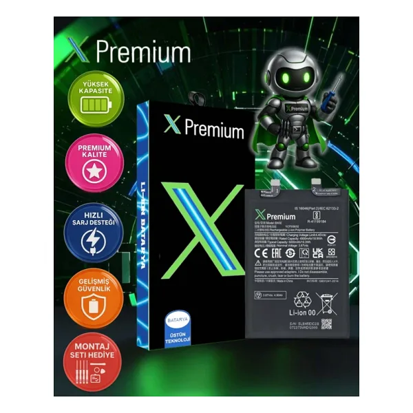 Xpremium Xiaomi Redmi Note 11 Pro 4G Uyumlu Batarya Pil Süper Yüksek Kalite 4900 Mah Bn5e