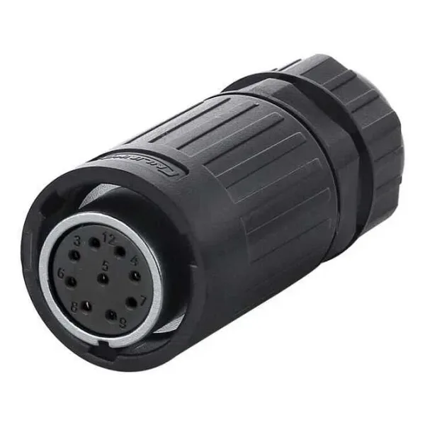 YA-20-J09PE-01-001 9-Pin Su Geçirmez Konnektör - Dişi