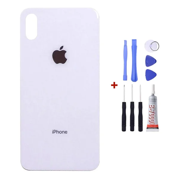 Yedcom Iphone X Beyaz Arka Cam Kapak Arka Pil Kapağı