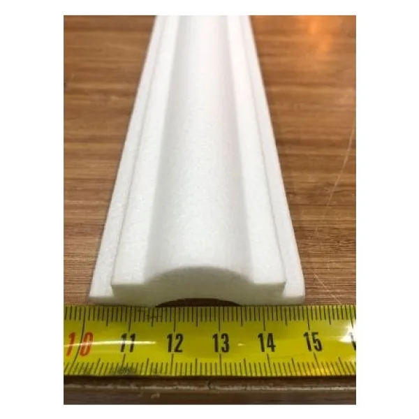 YEDİTEPEOSMANLI 1 Mt. (5 Adet) - Dekoratif Strafor Köpük Çıta (5 cm Genişlik) - 5 Metre - Beyaz